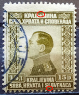 KING ALEXANDER-15 D-ERROR-SHS-YUGOSLAVIA-1924 - Ongetande, Proeven & Plaatfouten