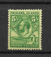 1929 MH Falkland Islands Mi 55 - Islas Malvinas