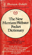 THE NEW MERRIAM-WEBSTER POCKET DICTIONARY - COLLECTIF - 1972 - Dictionaries, Thesauri