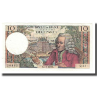 France, 10 Francs, Voltaire, 1963, R.Tondu-G.Bouchet-H.Morant, 1963-07-11, SUP+ - 10 F 1963-1973 ''Voltaire''