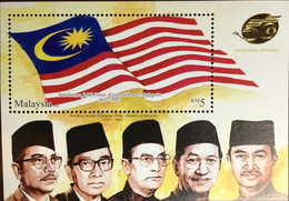 Malaysia 2007 Independence Anniversary Minisheet MNH - Malasia (1964-...)