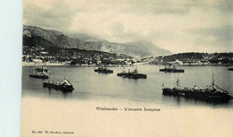 Villefranche * L'escadre Française * Bateau Navire Guerre - Villefranche-sur-Mer