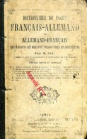 NOUVEAU DICTIONNAIRE FRANCAIS-ALLEMAND ET ALLEMAND-FRANCAIS - ZAY M. - 1872 - Atlanten