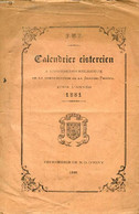 CALENDRIER CISTERCIEN POUR L'ANNEE 1881 - COLLECTIF - 1880 - Agendas & Calendarios