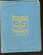 AGENDA DE GAZ DE FRANCE - 1950. - COLLECTIF - 1950 - Blanco Agenda