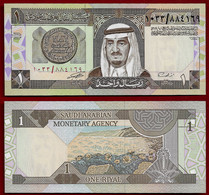 SAUDI ARABIA BANKNOTE - 1 RIYAL (1984) P#21d UNC (NT#03) - Arabie Saoudite