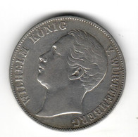 DR+ Württemberg 1853 Wilhelm I. König Von Württemberg 1 Vereinsthaler 1 Pfund Fein - Taler & Doppeltaler