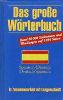 DAS GROßE WÖRTERBUCH, SPANISCH-DEUTSCH, DEUTSCH-SPANISCH - COLLECTIF - 0 - Atlas