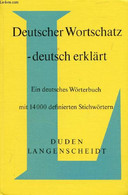 DEUTSCHER WORTSCHATZ - DEUTSCH ERKLÄRT (DUDEN - LANGENSCHEIDT) - GREBE Paul, MÜLLER Wolfgang - 1970 - Atlas