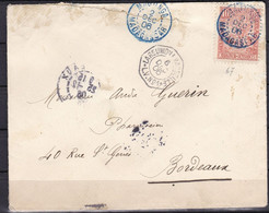 CF-MG-32 – FRENCH COLONIES – MADAGASCAR – NICE COVER – 1906 - Y&T # 67 - Covers & Documents