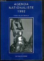 AGENDA NATIONALISTE 1992 - Janvier 1793, La Mort De Louis XVI Par Francois Brigneau - Yukio Mushima - Louis XVI - Arno B - Agende Non Usate