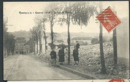 ROSNY Guerre 1914 La Rue De PARIS   Gaq 93 - Rosny Sur Seine