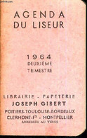 AGENDA SCOLAIRE - 1964 - DEUXIEME TRIMESTRE - COLLECTIF - 1963 - Agende Non Usate