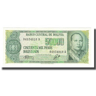 Billet, Bolivie, 50,000 Pesos Bolivianos, 1984, 1984-06-05, KM:170a, SPL - Bolivie