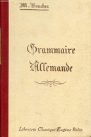 GRAMMAIRE ALLEMANDE - BOUCHEZ M. - 1942 - Atlas