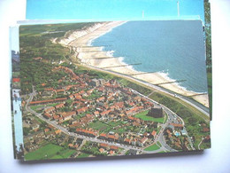 Nederland Holland Pays Bas Zoutelande Panorama Zee, Strand En Dorp - Zoutelande