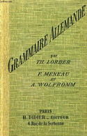 GRAMMAIRE ALLEMANDE - LORBER Th., MENEAU F., WOLFROMM A. - 1941 - Atlas