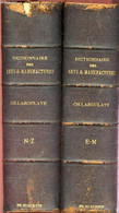 DICTIONNAIRE DES ARTS ET MANUFACTURES ET DE L'AGRICULTURE - EN 2 VOLUMES : TOME 2e : De E-M + TOME 3e : De N-Z - MANQUE - Encyclopédies