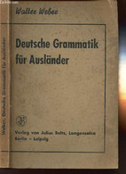 DEUTSCHE GRAMMATIK FUR AUSLANDER - WEBER WALTER - 0 - Atlas