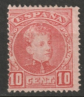 Spain 1901 Sc 274 Ed 243 MH* Crazed Gum - Nuevos