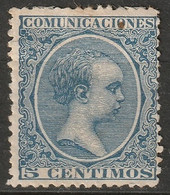 Spain 1889 Sc 257 Ed 215 MH* Partial Gum/toning Spot - Nuevos