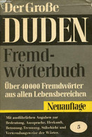 DER GROßE DUDEN, FREMDWÖRTER - AHLHEIM KARL-HEINZ - 1966 - Atlas