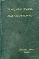 DICTIONNAIRE FRANCAIS-ALLEMAND, ALLEMAND-FRANCAIS - SENAC A. - 1942 - Atlanten