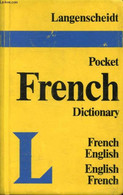 LANGENSCHEIDT'S POCKET FRENCH DICTIONARY, FRENCH-ENGLISH, ENGLISH-FRENCH - COLLECTIF - 1992 - Diccionarios