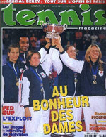 TENNIS MAGAZINE - N°260 - Novembre 1997 + 1 POSTER DE PIOLINE / Fed Cop, L'exploit / Les Images "interdites" De La Télév - Livres