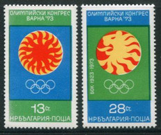 BULGARIA 1973 Olympic Congress  MNH / **.  Michel 2263-64 - Unused Stamps