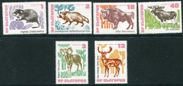 BULGARIA 1973 Forest Mammals  MNH / **.  Michel 2248-53 - Neufs