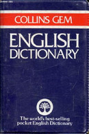 COLLINS GEM ENGLISH DICTIONARY - COLLECTIF - 0 - Dizionari, Thesaurus