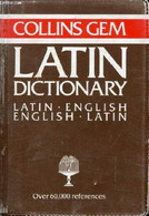 COLLINS GEM LATIN-ENGLISH, ENGLISH-LATIN DICTIONARY - KIDD D. A. - 1988 - Diccionarios