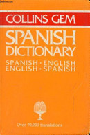 COLLINS GEM SPANISH-ENGLISH, ENGLISH-SPANISH DICTIONARY - GONZALEZ MIKE - 1989 - Dictionaries, Thesauri