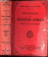 DICTIONNAIRE DES CONNAISSANCES GENERALES - UTILES A LA GENDARMERIE. - AMADE (GENERAL) / CORSIN (COLONEL) - 1930 - Français