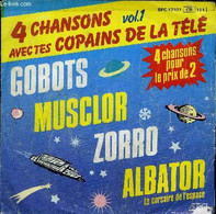 Pochette Disque 45t // 4 Chansons Avec Tes Copains De La Télé - Vol. 1 - Non Renseigné - 0 - 45 Rpm - Maxi-Singles