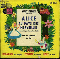 Livre-Disque 45t // Alice Au Pays Des Merveilles - Walt Disney / Lewis Carroll - 1968 - 45 Rpm - Maxi-Singles