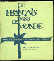 Le Français Dans Le Monde N° 3 - L'enseignement De La Littérature Française Aux étrangers Par R. Bréchon, Le Mot Isolé E - Atlanten