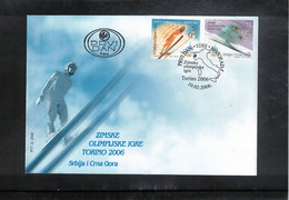 Serbia And Montenegro 2006 Olympic Games Torino FDC - Winter 2006: Turin