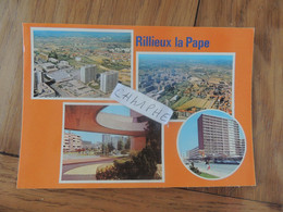 RILLIEUX LA PAPE - QUARTIER DE L EGLISE - CENTRE COMMERCIAL - AVENUE DE L EUROPE - VUES AERIENNES - Rillieux La Pape