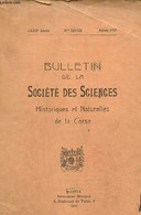 Bulletin De La Société Des Sciences N° 518-521 . Historiques Et Naturelles De La Corse - Collectif - 1935 - Corse