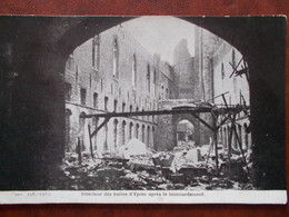 BELG - YPRES - Intérieur Des Halles D' Ypres Après Le Bombardement. - Ieper