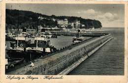 CPA AK Insel RÜGEN SASSNITZ Hafenmole GERMANY (609986) - Sassnitz