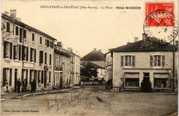 CPA AK DOULEVANT-le-CHATEAU La Place - Hotel Masson (616953) - Doulevant-le-Château