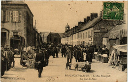 CPA AK BEAUMONT-Hague - La Rue Principale - Un Jour De Foire (633378) - Beaumont