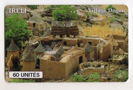 MALI REF MV CARDS MAL-40 60U IRELI VILLAGE DOGON - Mali