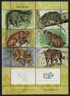 Argentina 2001 MiNr. 2665 - 2670  Argentinien  Mammals  Cats Of Prey M\sh  MNH** 9.00 € - Other & Unclassified