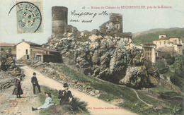 / CPA FRANCE 42 "Rochetaillée, Ruines Du Château " - Rochetaillee