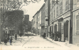 / CPA FRANCE 13 "Roquevaire, Rue Nationale" - Roquevaire