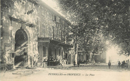 / CPA FRANCE 13 "Peyrolles En Provence, La Place" - Peyrolles